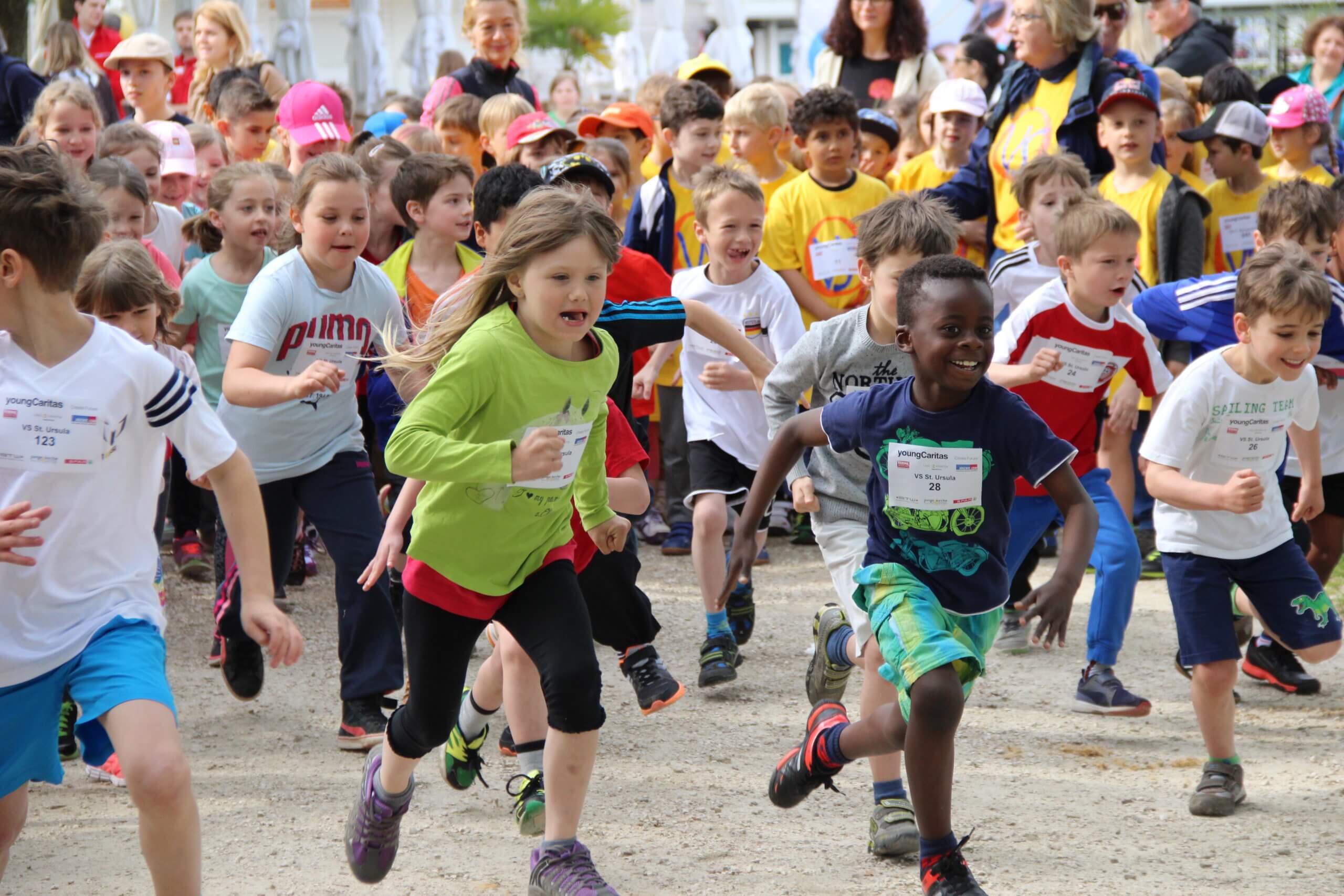 Kinder starten beim LaufWunder so richtig los